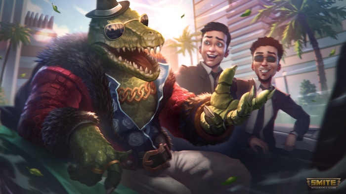Crocfather Sobek from Smite