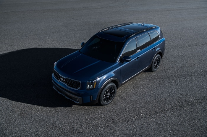 Dark Blue Kia Telluride 4K