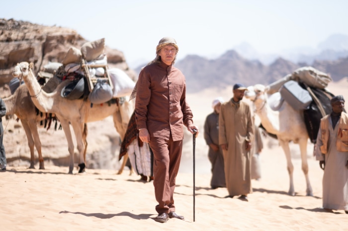 Arthur Harrow from Moon Knight in a desert