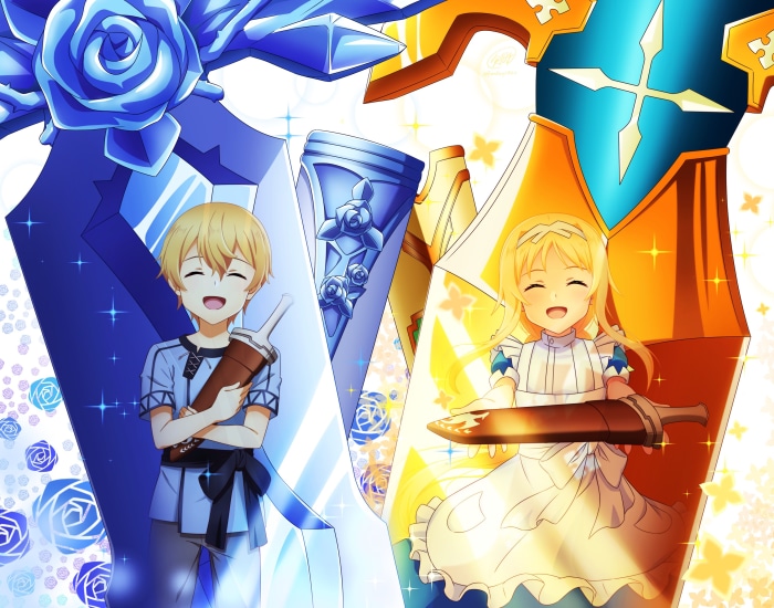 Eugeo and Alice from Sword Art Online