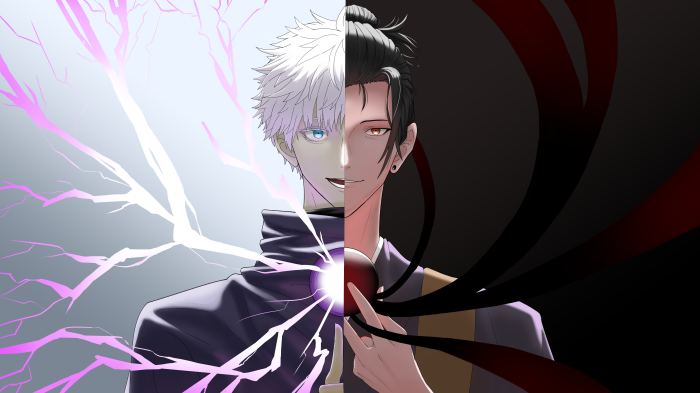 Satoru Gojo and Suguru Geto from Jujutsu Kaisen