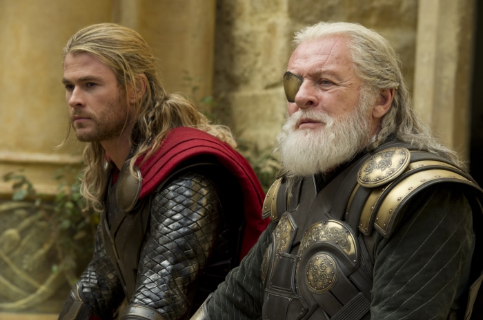 Thor and Odin from Marvel Comics