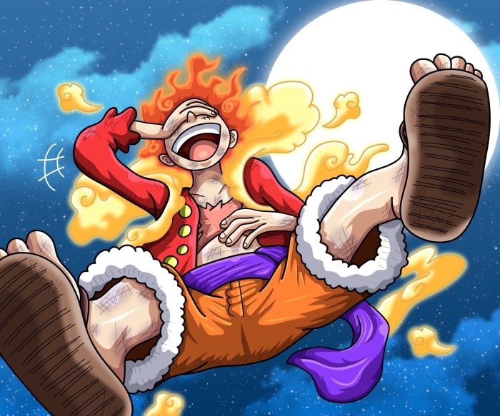 Monkey D. Luffy in Gear 5 from One Piece