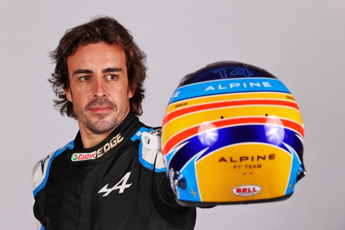 Fernando Alonso Alpine F1 Team Helmet