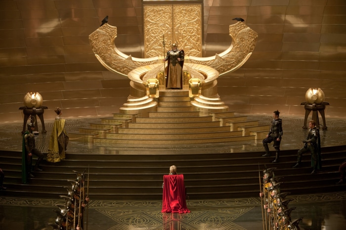 Odin on the Throne in the Asgardian Throne Room