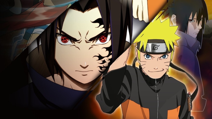 Naruto and Sasuke Uchiha from Naruto