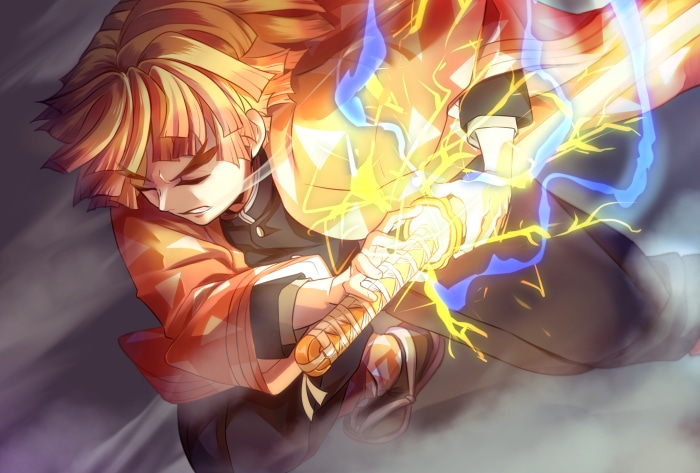 Zenitsu Agatsuma from Demon Slayer: Kimetsu No Yaiba