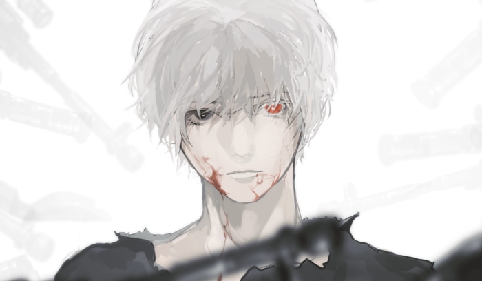 Ken Kaneki from Tokyo Ghoul