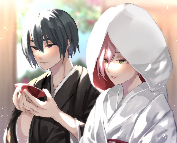 Tachibana Kisa and Yonaga Soushirou from Jack Jeanne