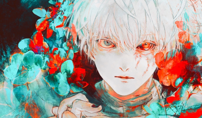 Ken Kaneki from Tokyo Ghoul