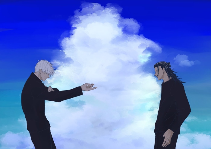 Satoru Gojo and Suguru Geto from Jujutsu Kaisen