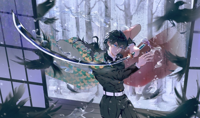 Giyuu Tomioka from Demon Slayer: Kimetsu No Yaiba 4K