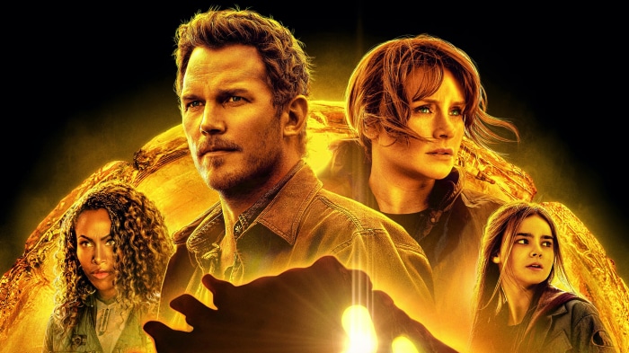 Jurassic World: Dominion Poster with Chris Pratt and Bryce Dallas Howard