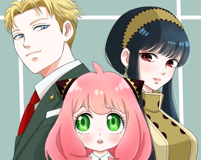 Anya, Yor, and Loid Forger from Spy X Family