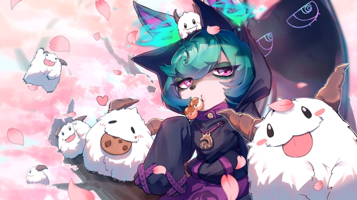 Vex from League of Legends with Poros