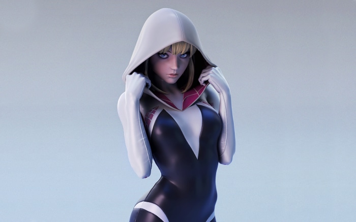 Spider-Gwen from Marvel Comics