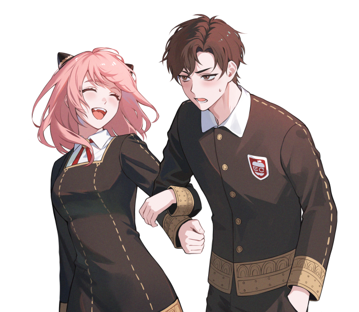 Anya Forger and Damian Desmond from Spy X Family