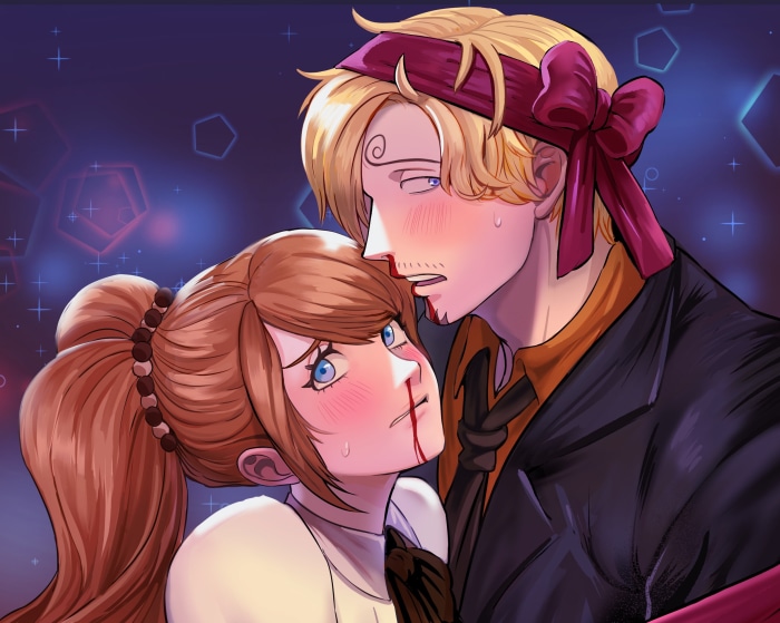Sanji and Charlotte Pudding from One Piece