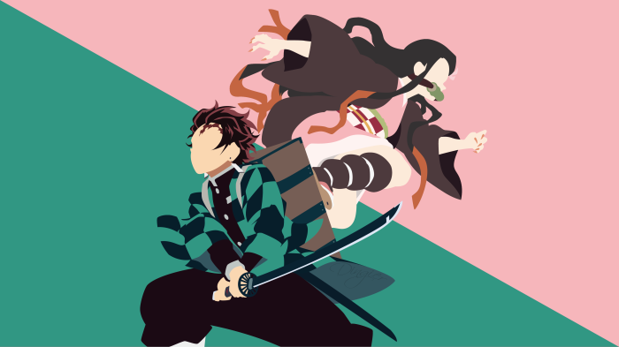 Tanjiro and Nezuko from Demon Slayer: Kimetsu No Yaiba 4K
