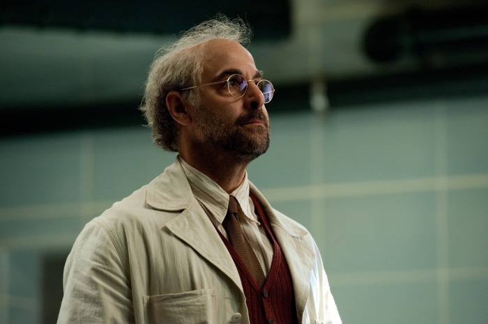 Stanley Tucci as a scientist