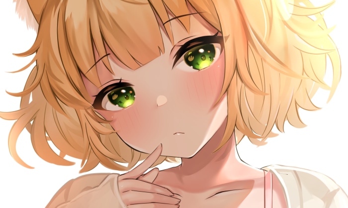 Anime Girl with Cat Ears