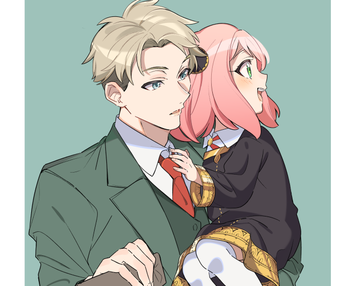 Anya Forger and Loid Forger from Spy X Family