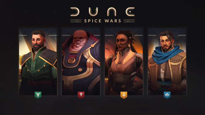 Dune: Spice Wars characters
