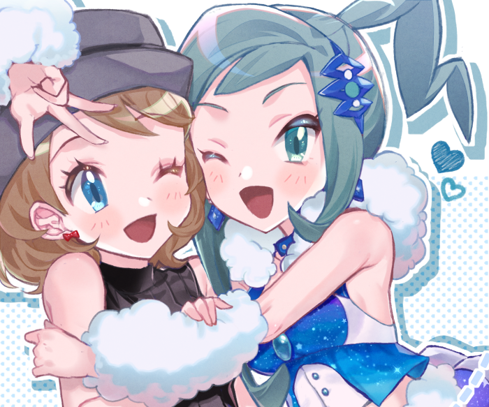 Serena and Lisia from Pokémon