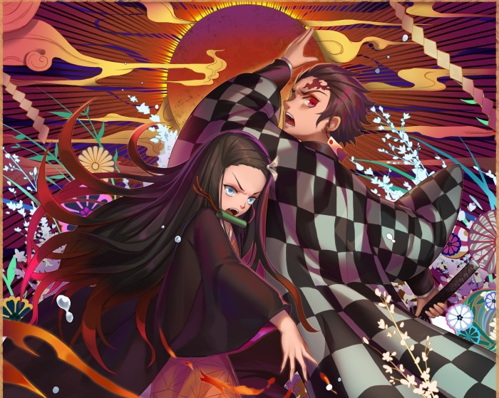 Demon Slayer: Kimetsu No Yaiba HD, Kie Kamado, Nezuko Kamado, Tanjiro ...