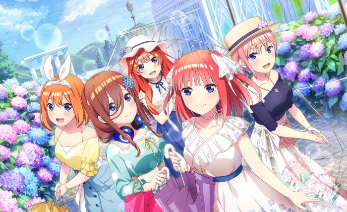 The Quintessential Quintuplets Group in Summer Outfits