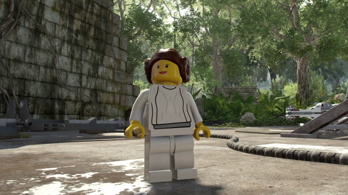 Princess Leia from Lego Star Wars: The Skywalker Saga