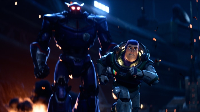Buzz Lightyear and Zurg from Lightyear