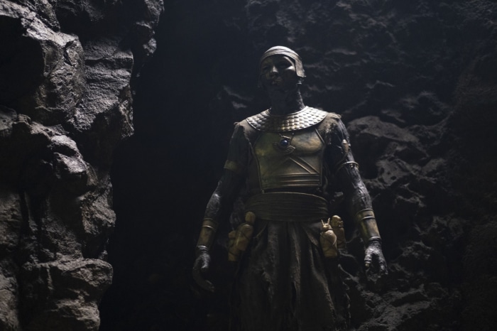 Moon Knight in a cave