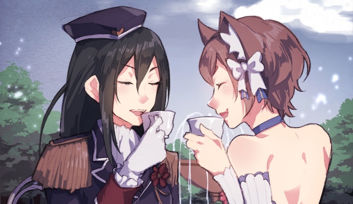 Felix Argyle and Crusch Karsten from Re:ZERO