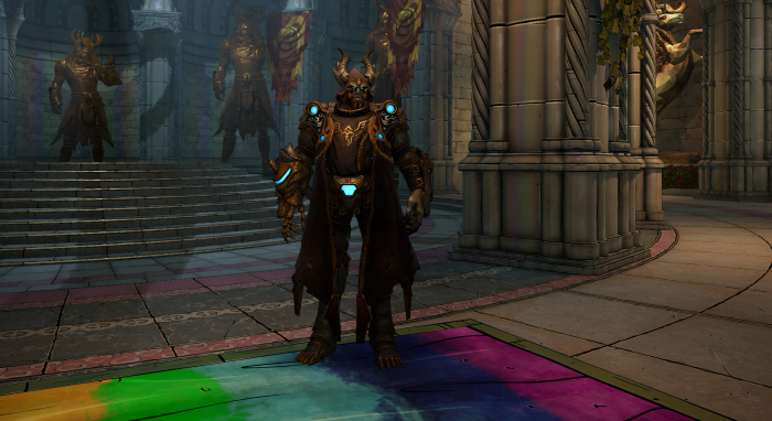 Character in ornate armor in Tiny Tina's Wonderlands