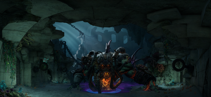 Tiny Tina's Wonderlands creature in cave