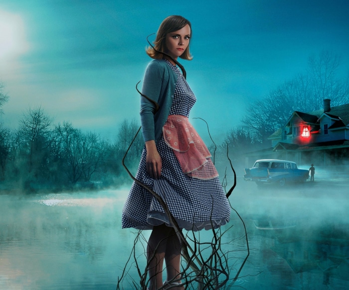 Christina Ricci in a vintage dress with branches