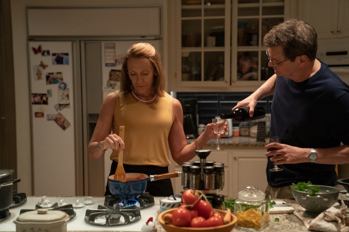 Colin Firth and Toni Collette in The Staircase
