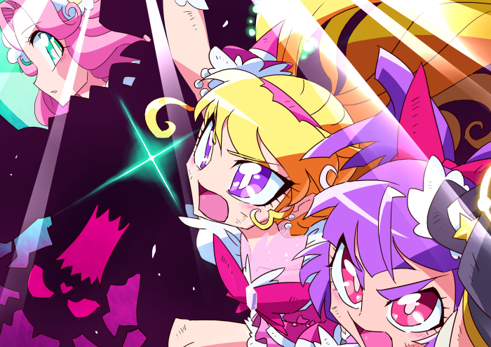 Asahina Mirai and Izayoi Riko from Witchy PreCure!