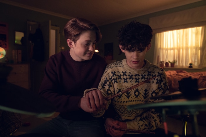 Nick and Charlie from Heartstopper