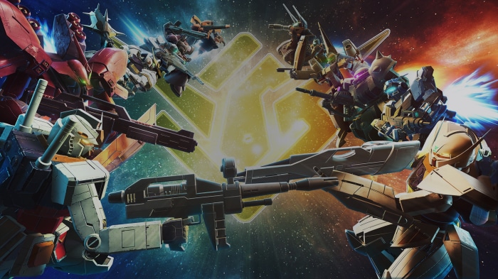 Gundam Evolution Mobile Suits in Space Battle