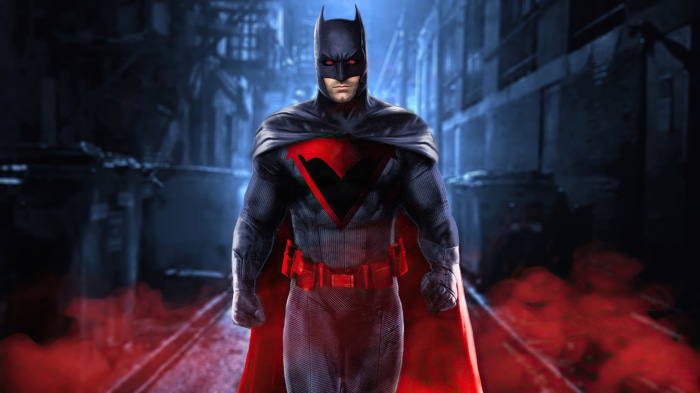 Batman with Superman's Symbol 4K