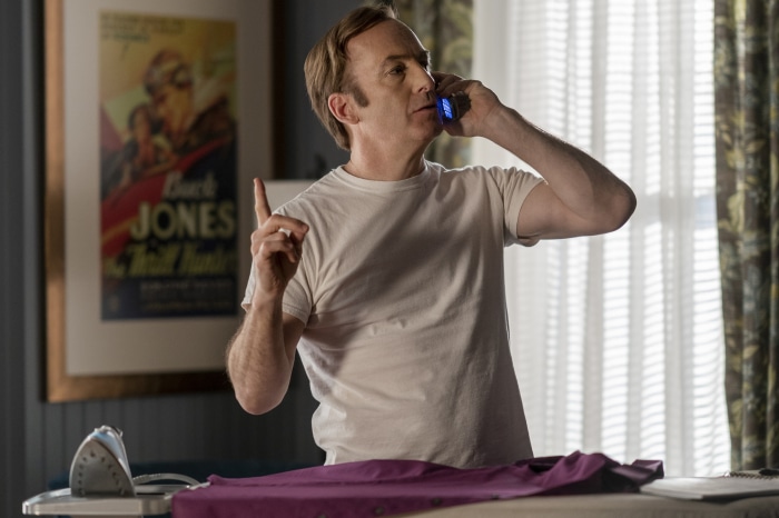 Bob Odenkirk as Saul Goodman on the phone