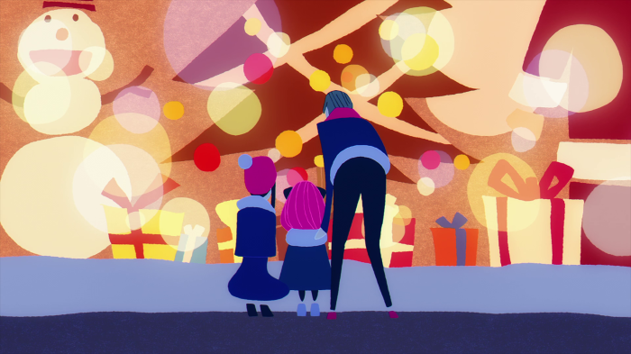 Spy x Family Christmas Abstract Art