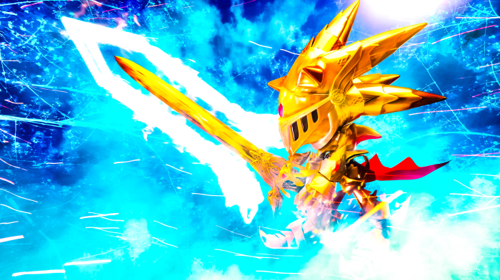 Super Sonic Knight with Excalibur Sword