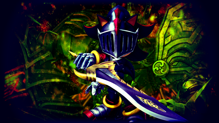 Shadow the Hedgehog as Sir Lancelot