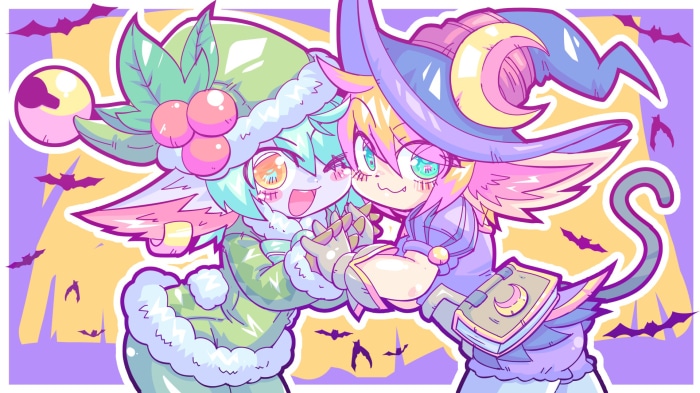 Tristana and Yuumi from League of Legends
