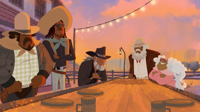 The Proud Family: Louder And Prouder characters at a bar