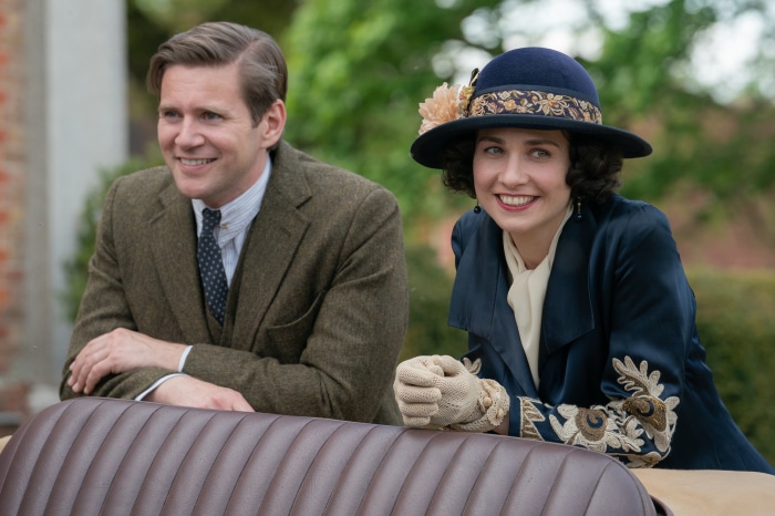 Allen Leech and Tuppence Middleton from Downton Abbey: A New Era 4K