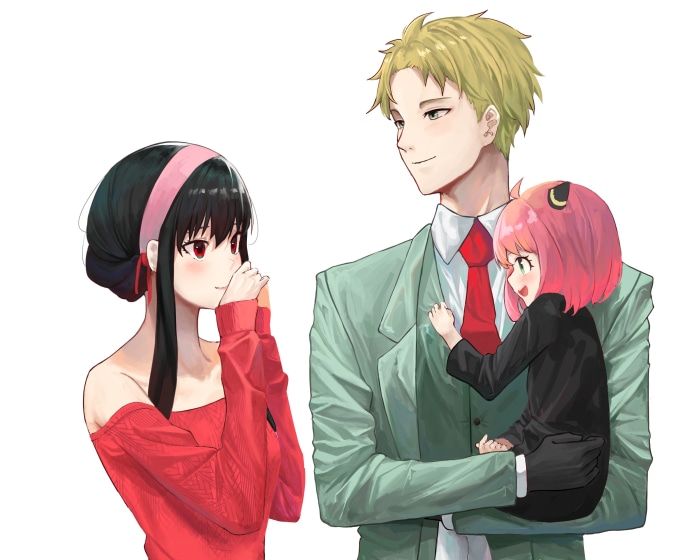 Yor, Loid, and Anya Forger from Spy X Family